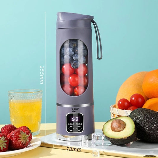 Mini Liquidificador Portátil Recarregável 8 Lâminas Premium